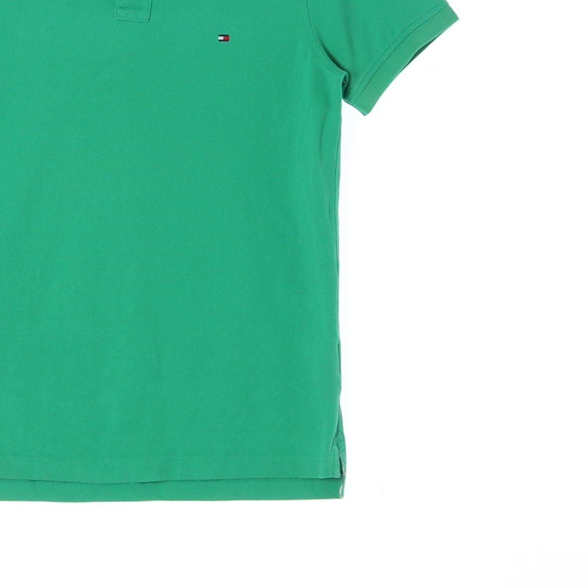 타미힐피거 그린 반팔 로고 폴로 카라 티셔츠 이미지 3