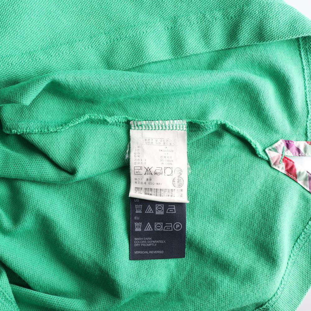 타미힐피거 그린 반팔 로고 폴로 카라 티셔츠 이미지 6