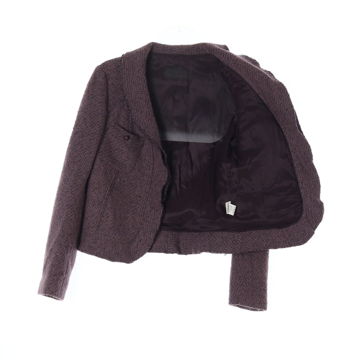 마인 울 가디건 숏재킷 이미지 4