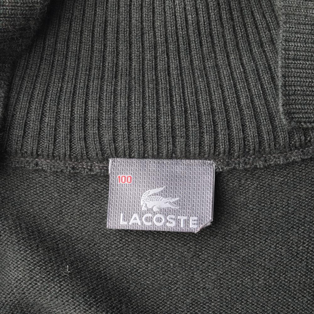 라코스테 울100% 카키 니트 롱원피스 이미지 5