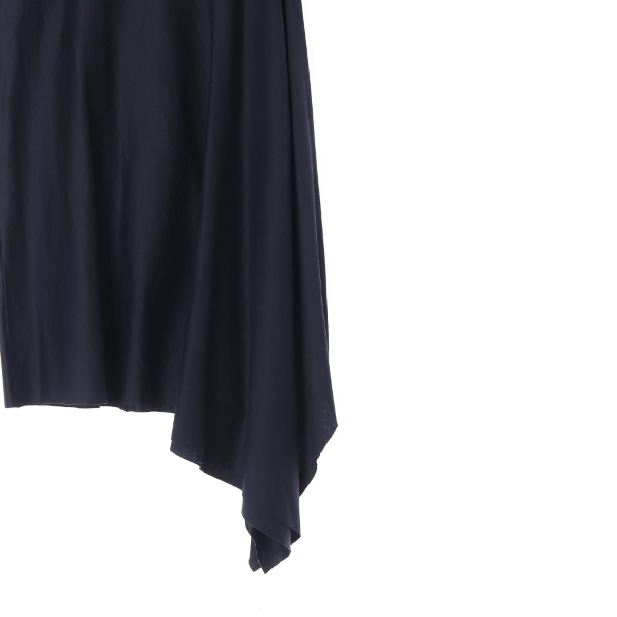 코스 블랙 오버핏 반팔 비대칭 언발 롱 원피스 이미지 3