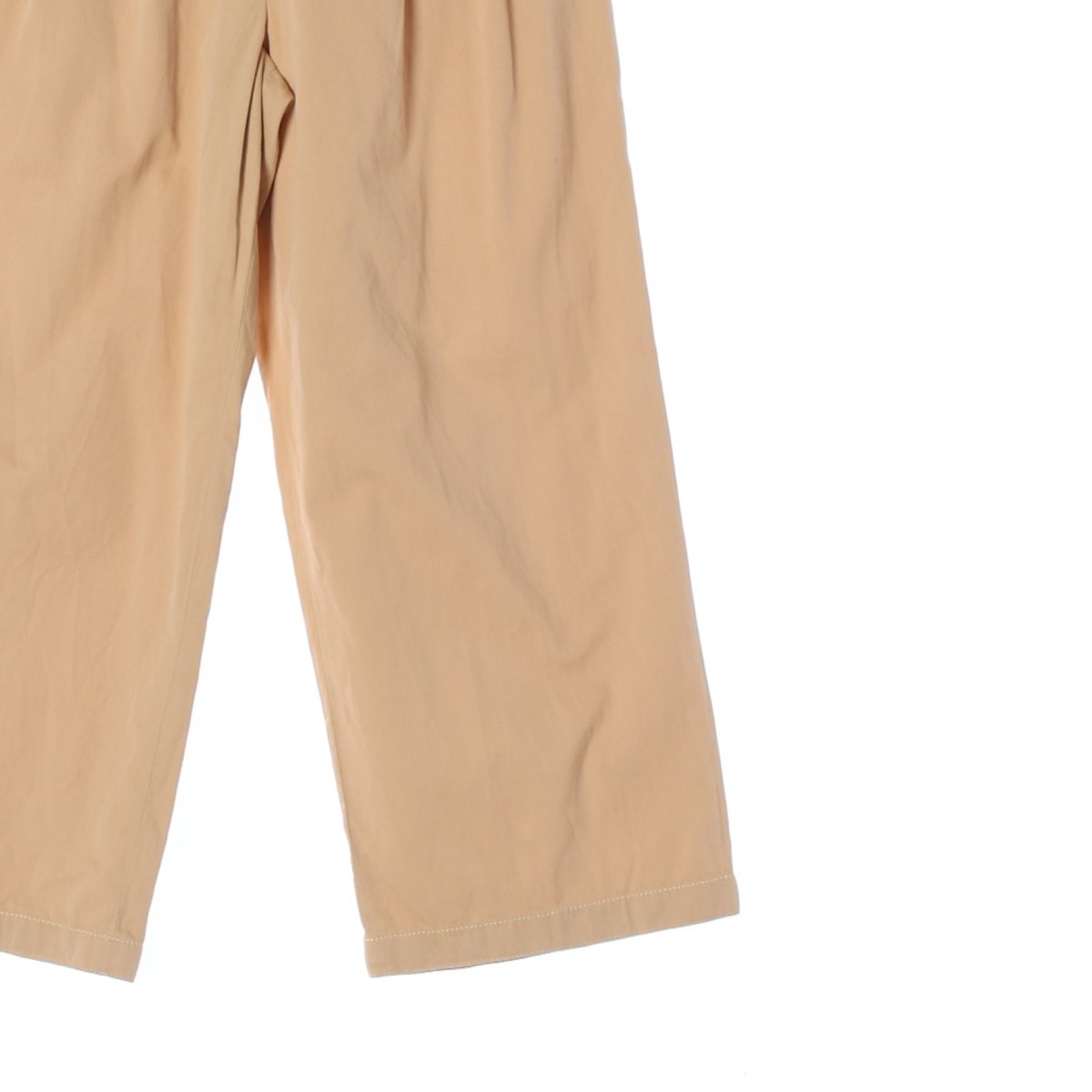 스포트막스 베이지 투핀턱 와이드 치노 팬츠 이미지 3