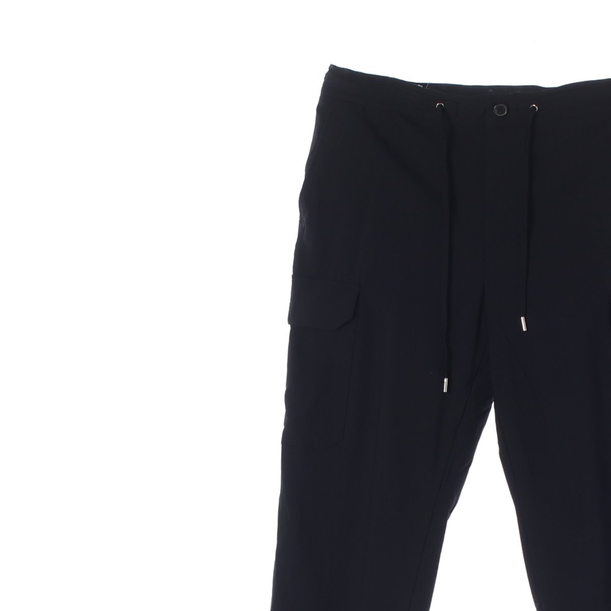 산드로 블랙 밴딩 스트링 카고팬츠 바지 이미지 2