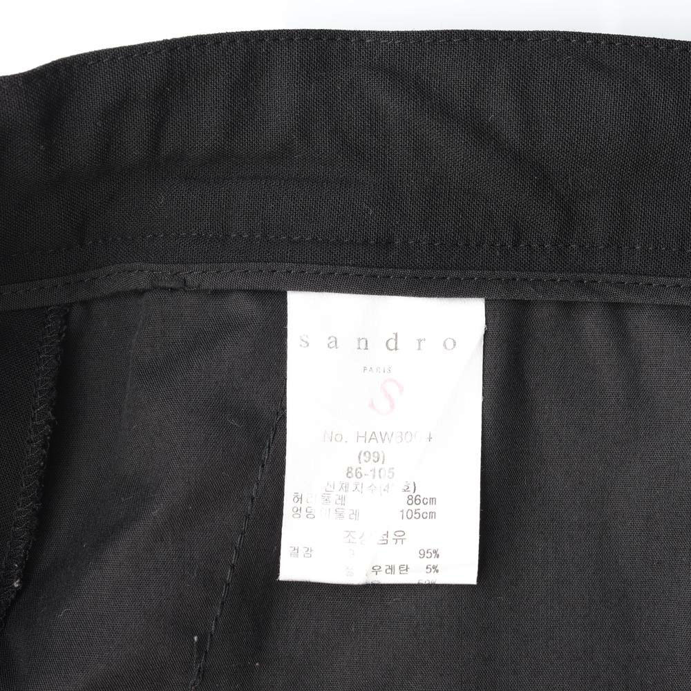 산드로 블랙 밴딩 스트링 카고팬츠 바지 이미지 5