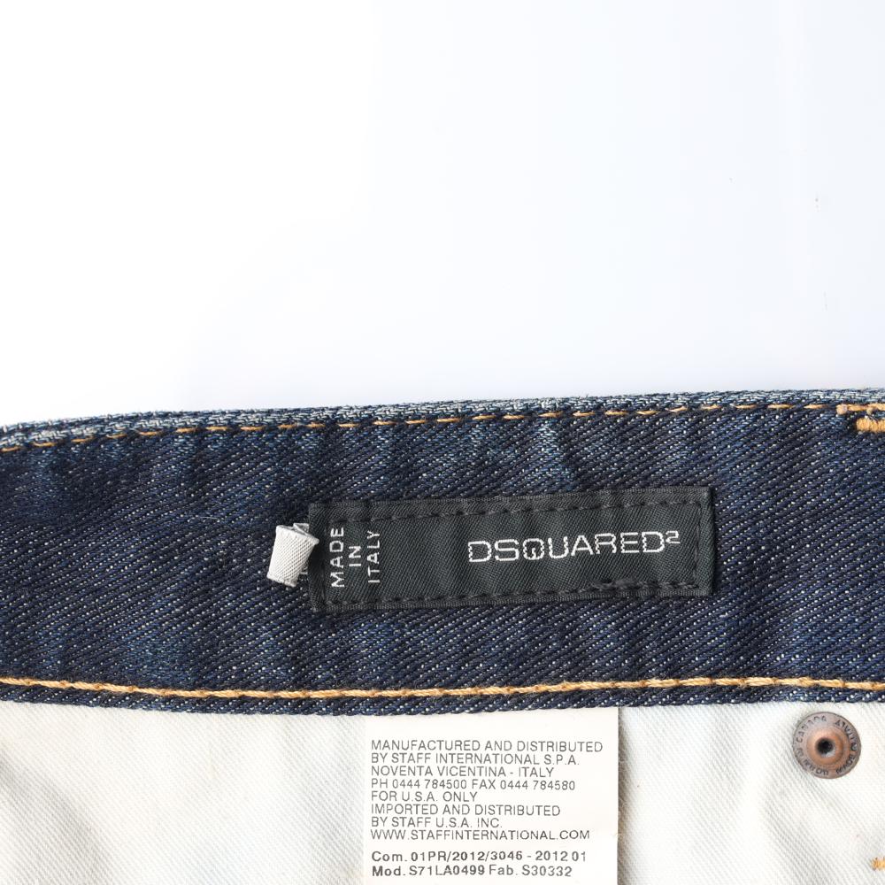 디스퀘어드2 진청 워싱 페인팅 데님 청바지 이미지 5