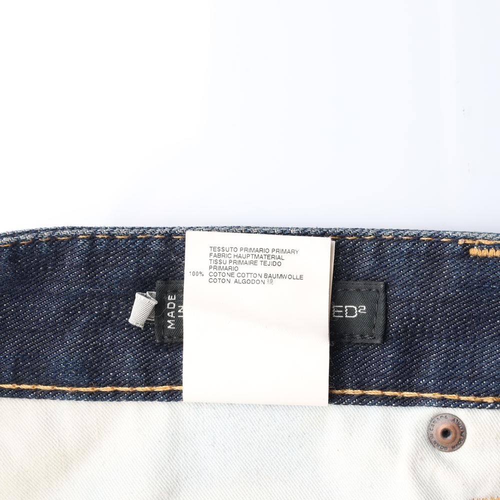 디스퀘어드2 진청 워싱 페인팅 데님 청바지 이미지 6