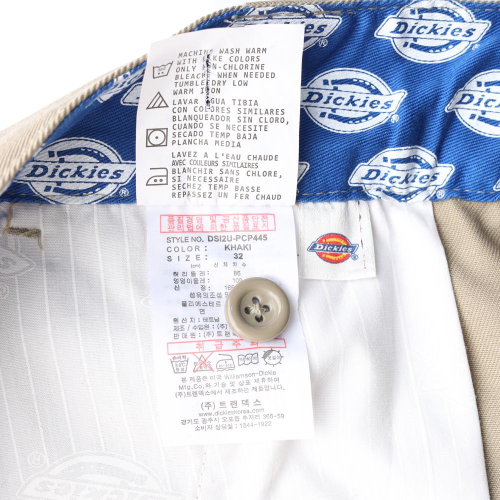 디키즈 카키 로고 치노팬츠 큐롯팬츠 이미지 5