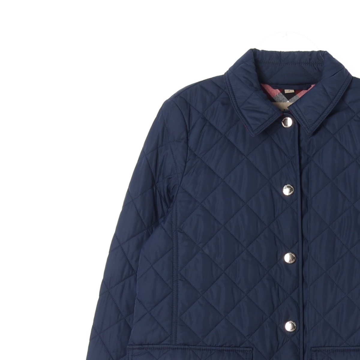 버버리 네이비 포켓 퀼팅 경량 패딩 재킷 이미지 2