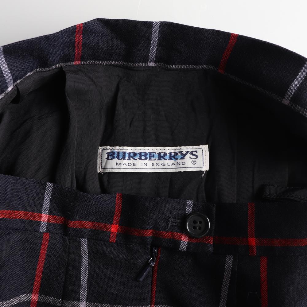 버버리 체크 롱 플리츠 스커트 이미지 5