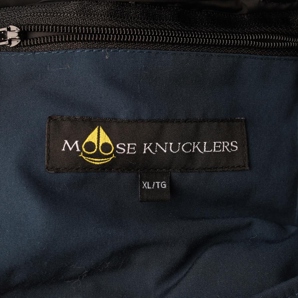 무스너클 블루 덕다운 패딩 봄버 재킷 이미지 6