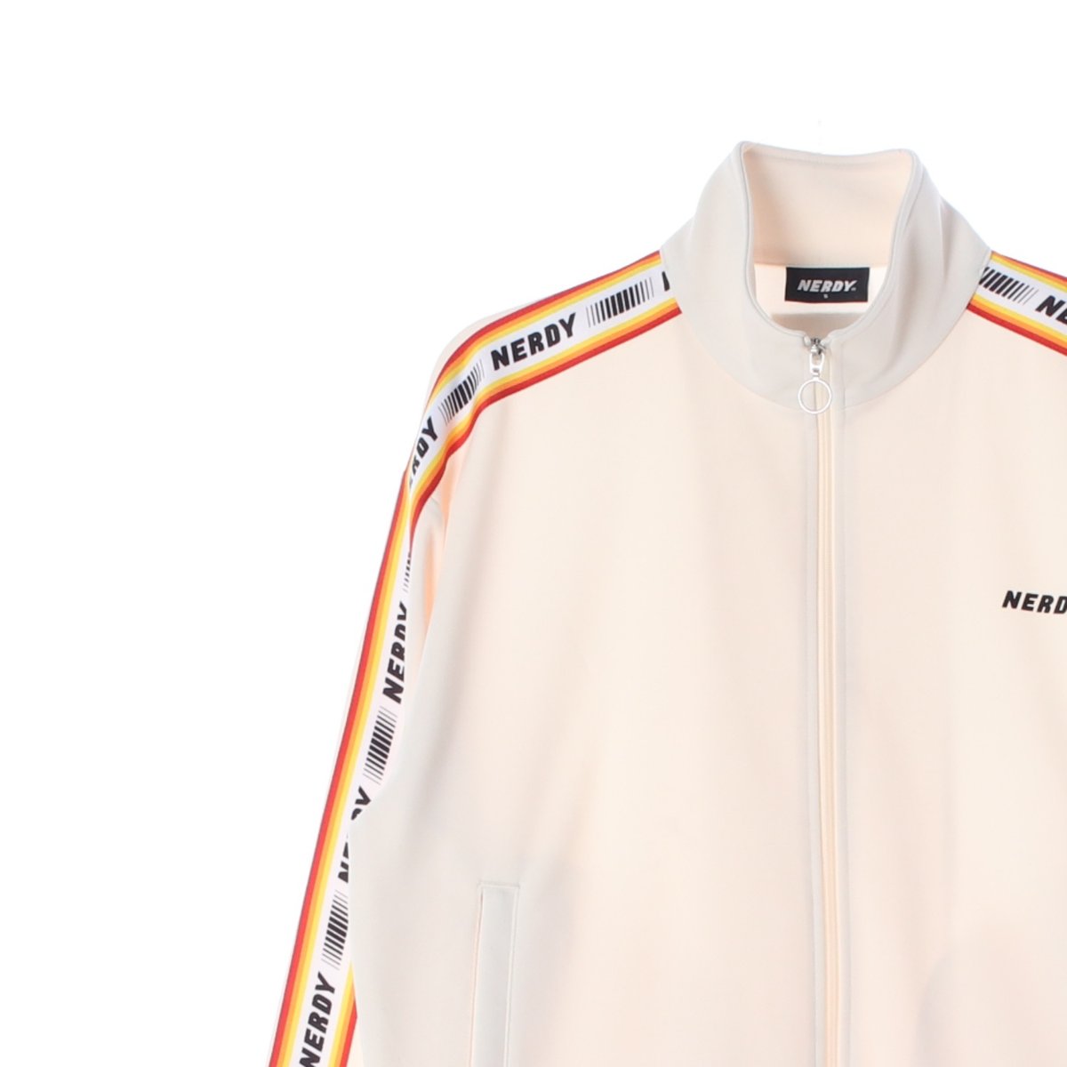 널디 아이보리 로고 트랙재킷 블루종 이미지 2