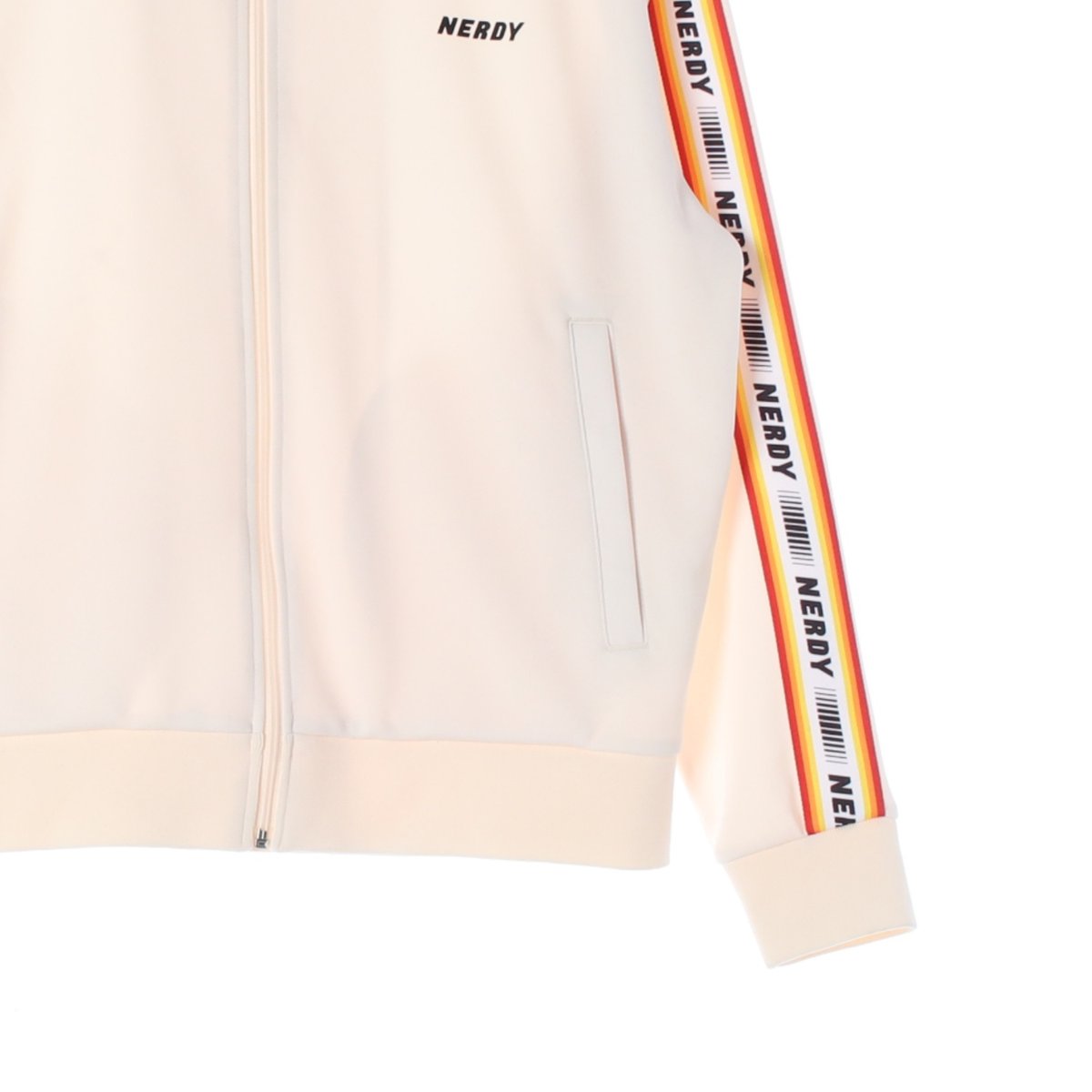 널디 아이보리 로고 트랙재킷 블루종 이미지 3