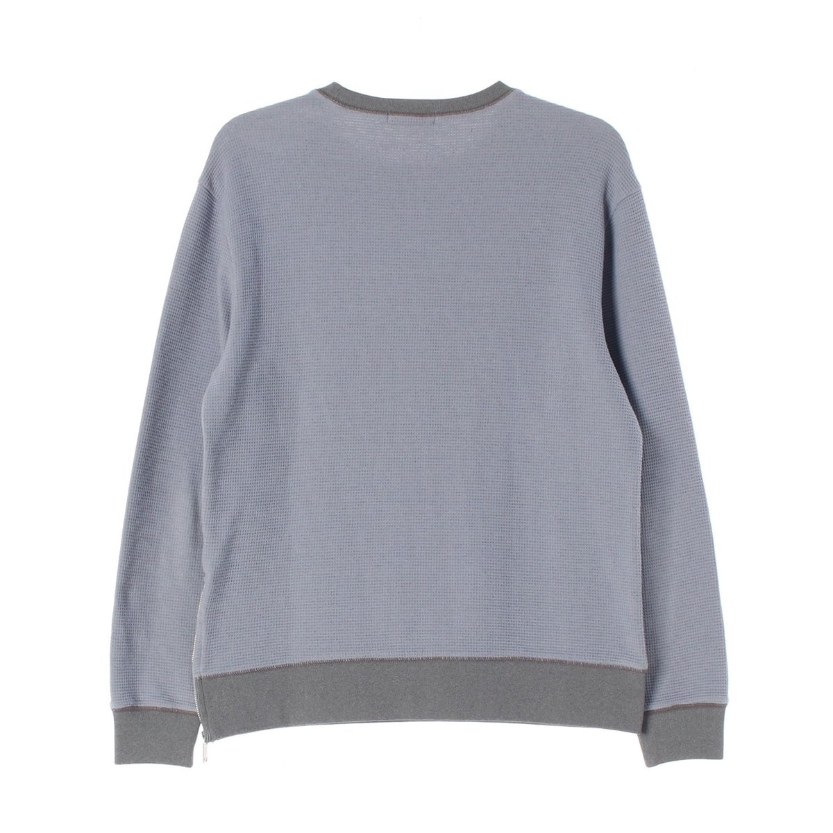 커스텀멜로우 집업 와플 블루그레이 맨투맨 스웨트셔츠 이미지 4