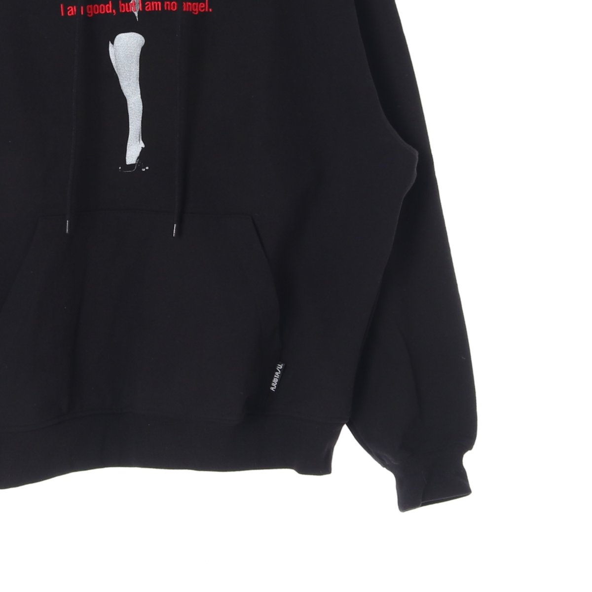 아조바이아조 마를린먼로 블랙 후드 티셔츠 이미지 3