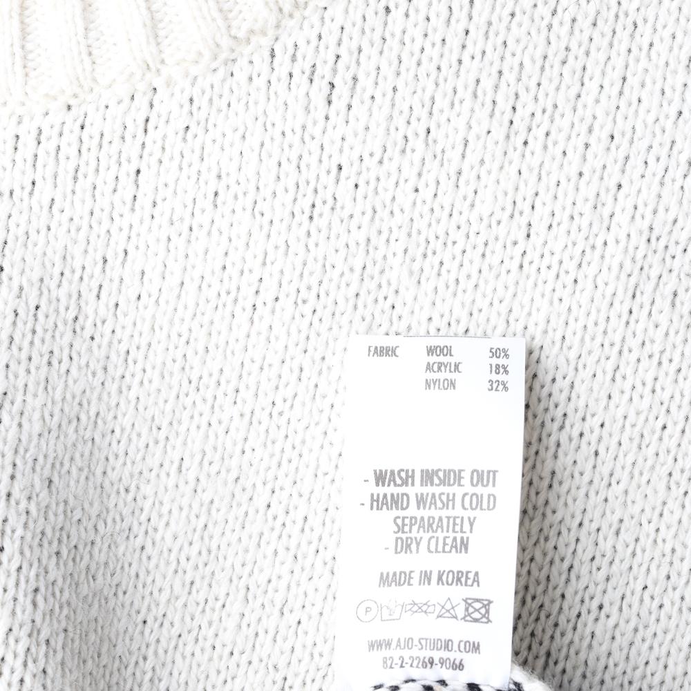 아조바이아조 UNDER DBOF 울니트 스웨터 이미지 6