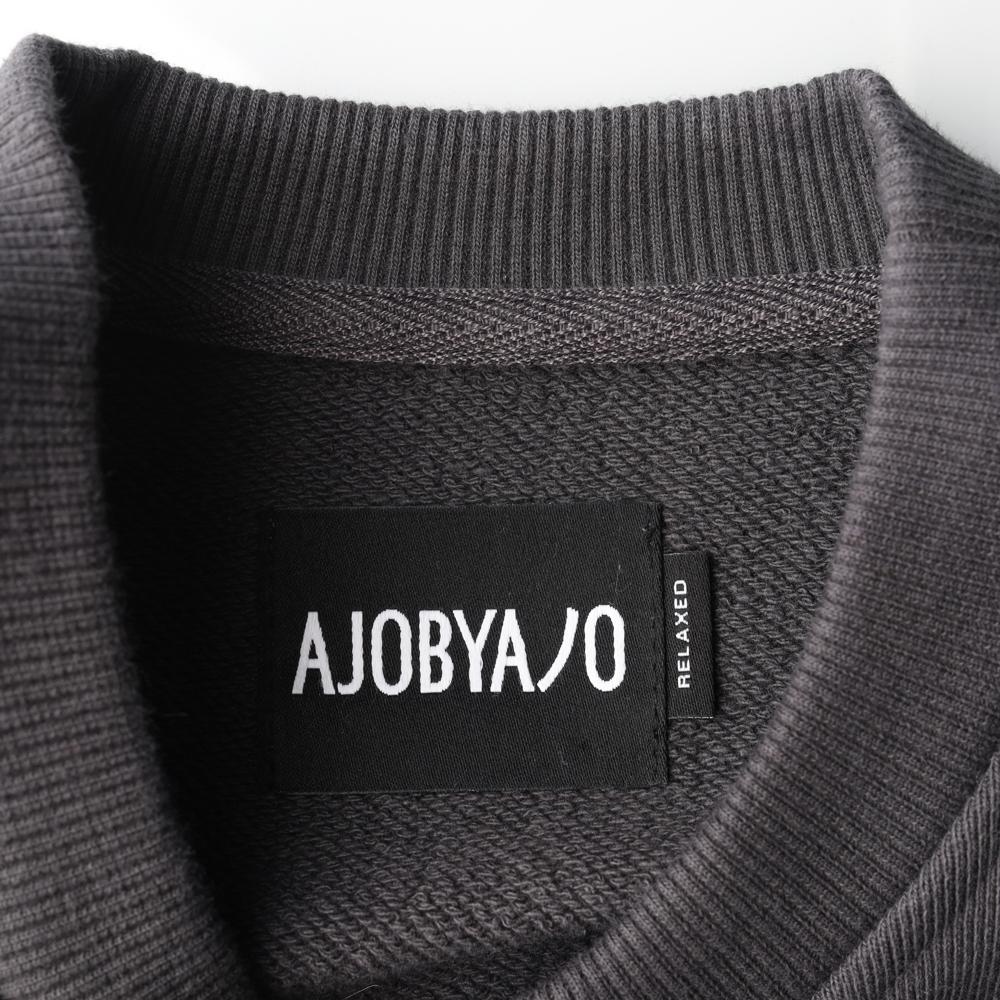 아조바이아조 다크그레이 릴렉스드 맨투맨 스웨트셔츠 이미지 5