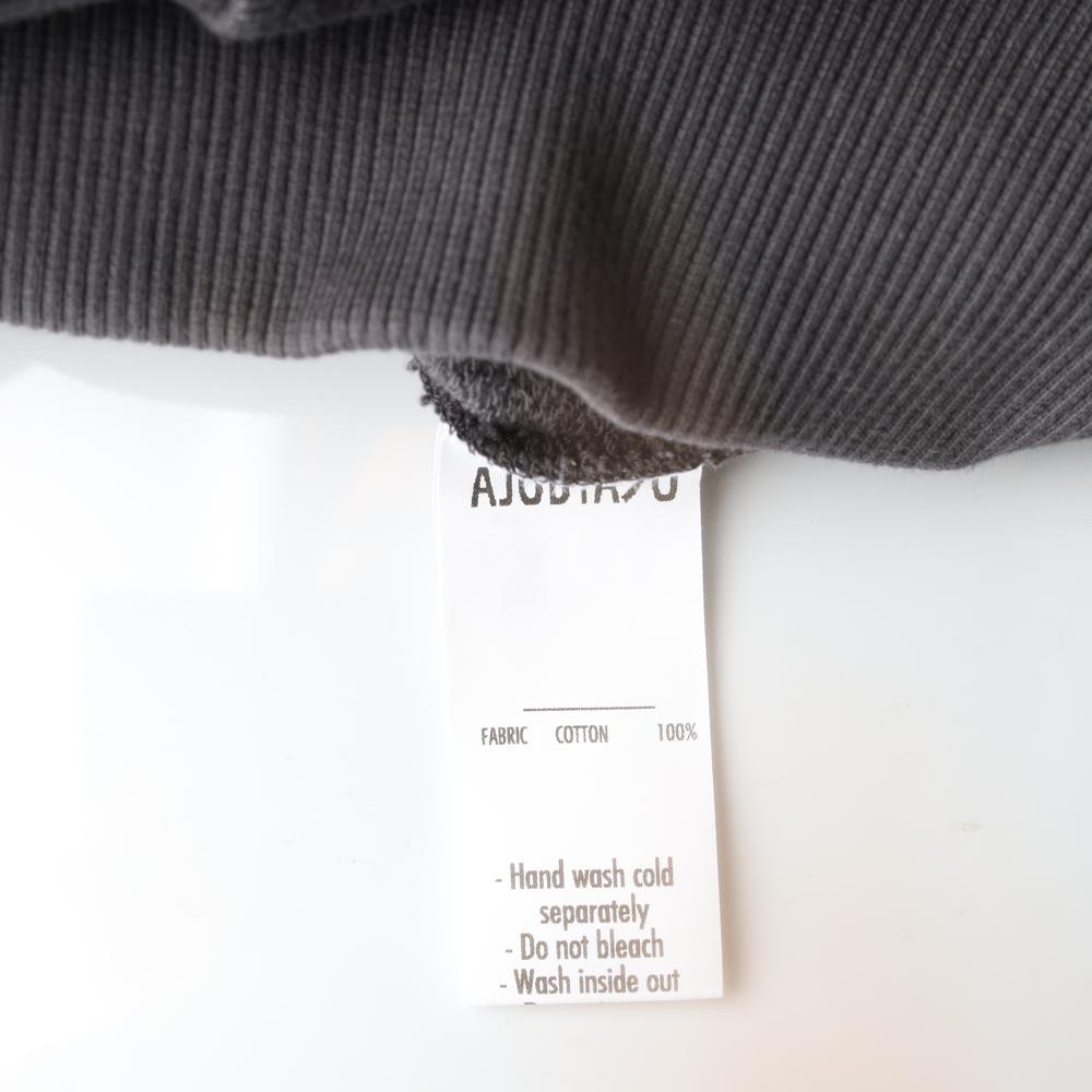 아조바이아조 다크그레이 릴렉스드 맨투맨 스웨트셔츠 이미지 6