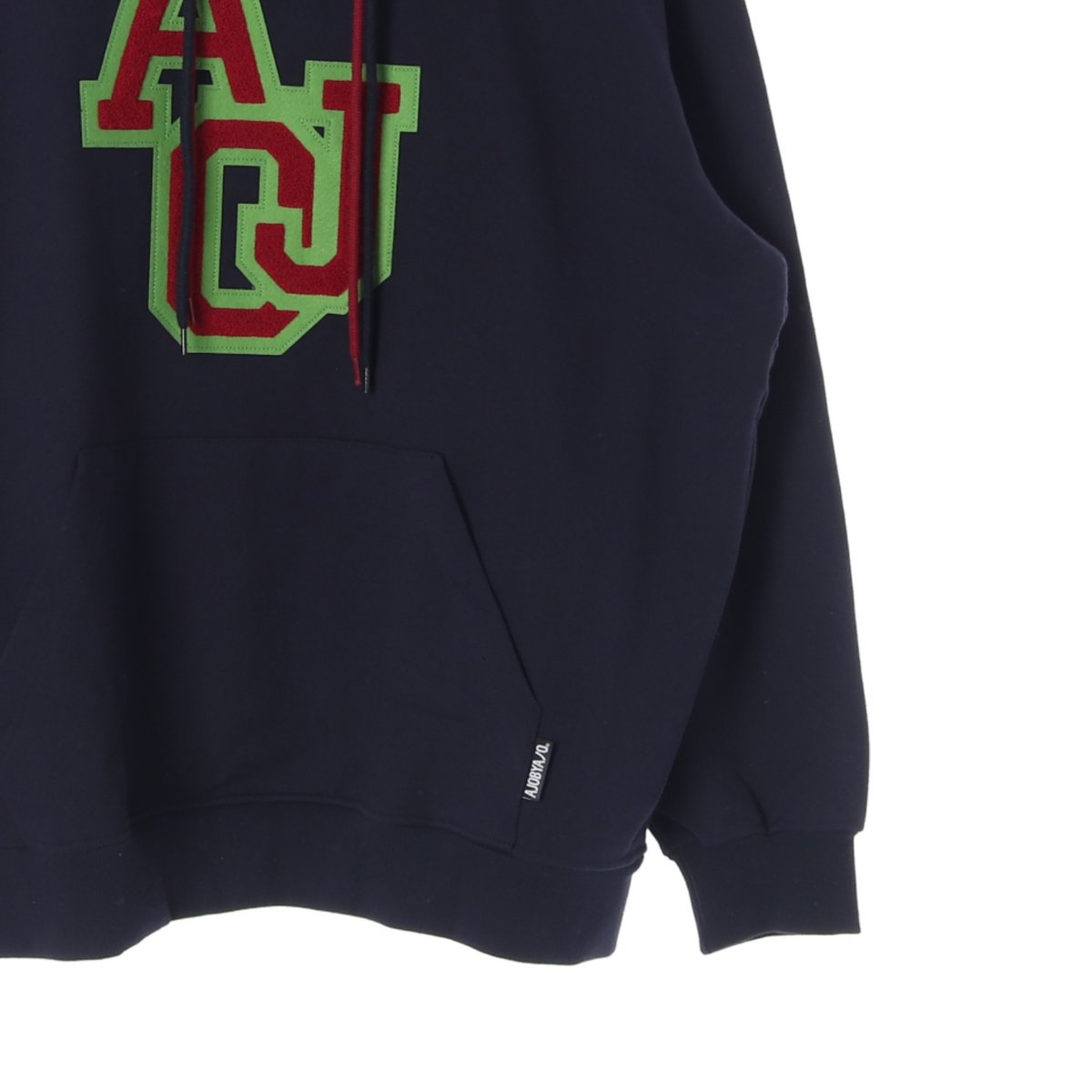 아조바이아조 네이비 빅로고 후드 티셔츠 이미지 3