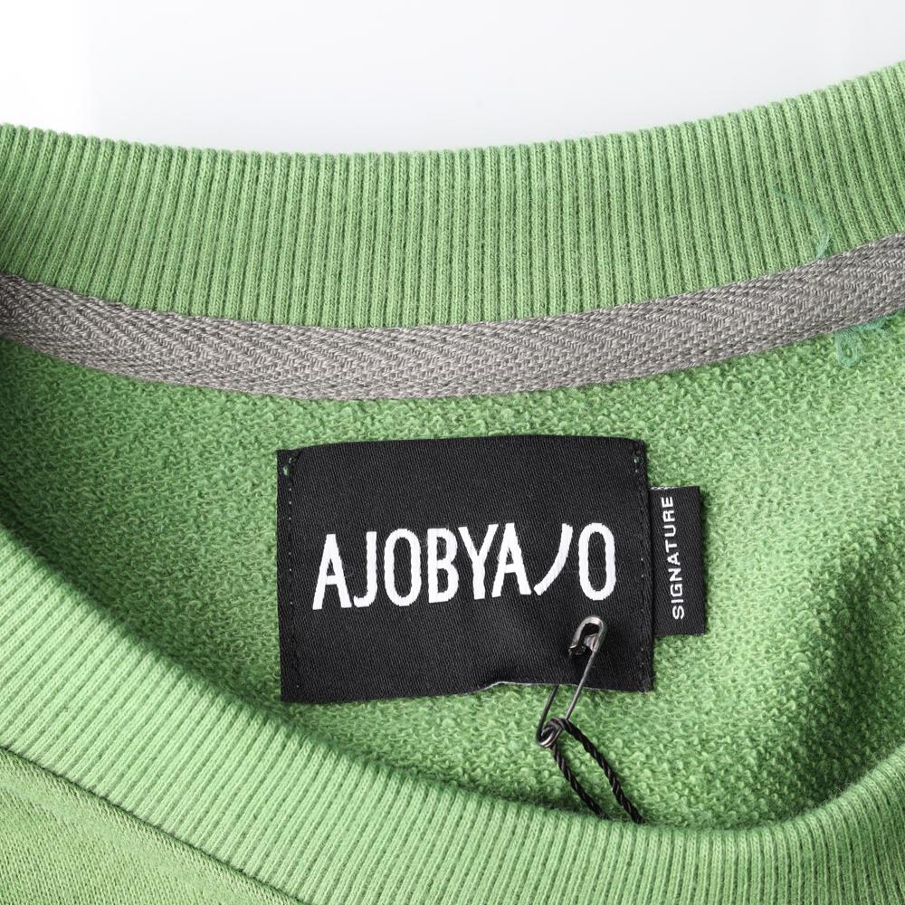 (새상품) 아조바이아조 그린 로고 패치 맨투맨 스웨트셔츠 이미지 5