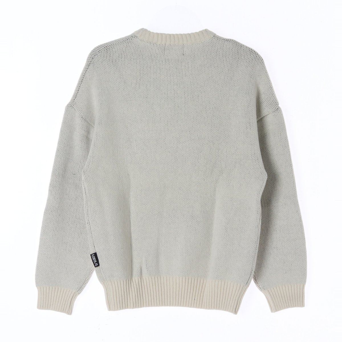 (새상품) 아조바이아조 화이트 슬로건 울니트 스웨터 이미지 4