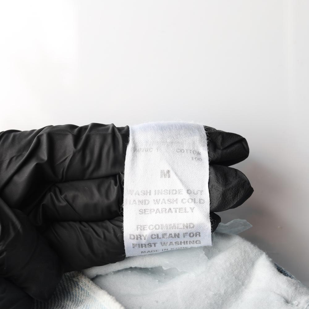 아조바이아조 건 워시드 연청 데님 청바지 이미지 6