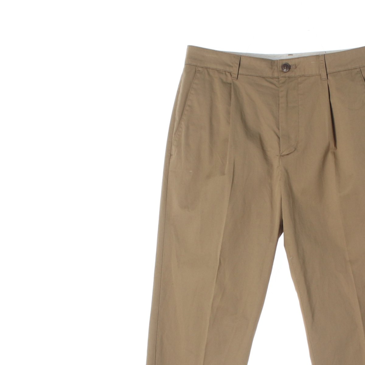 커버낫 베이지 핀턱 치노팬츠 면바지 이미지 2