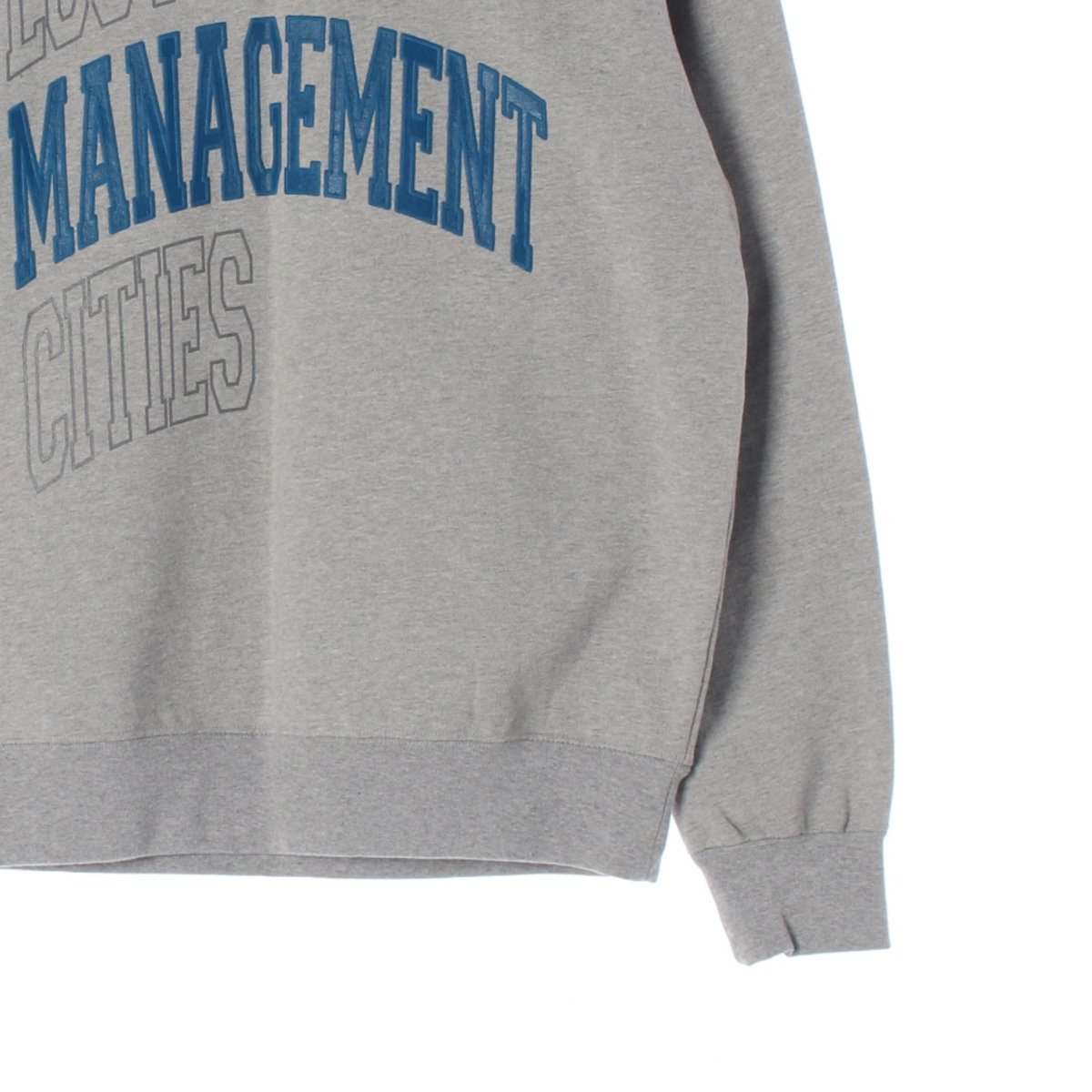 LMC엘엠씨 그레이 기모 프린팅 맨투맨 스웨트셔츠 이미지 3