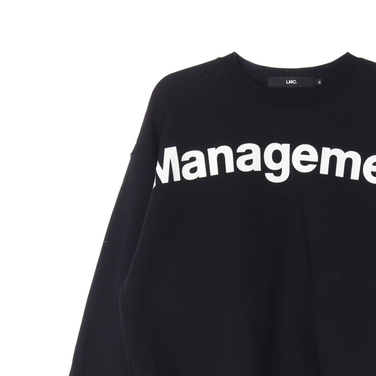 LMC엘엠씨 기모 블랙 프린팅 맨투맨 스웨트셔츠 이미지 2