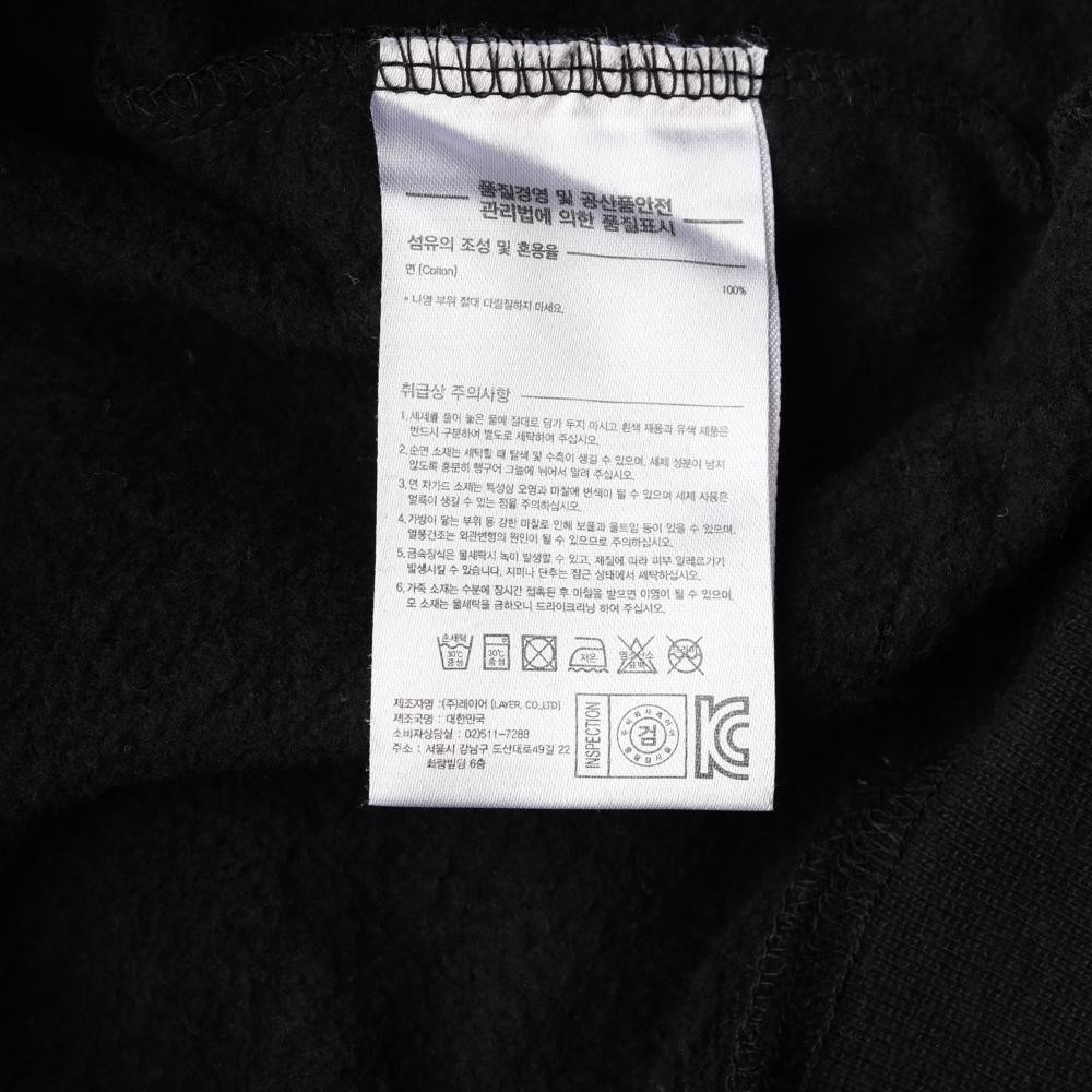 LMC엘엠씨 기모 블랙 프린팅 맨투맨 스웨트셔츠 이미지 6