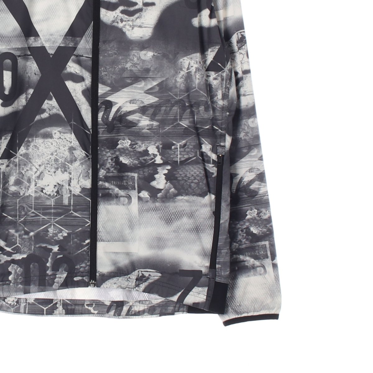 리복 프린팅 바람막이 후드집업재킷 이미지 3