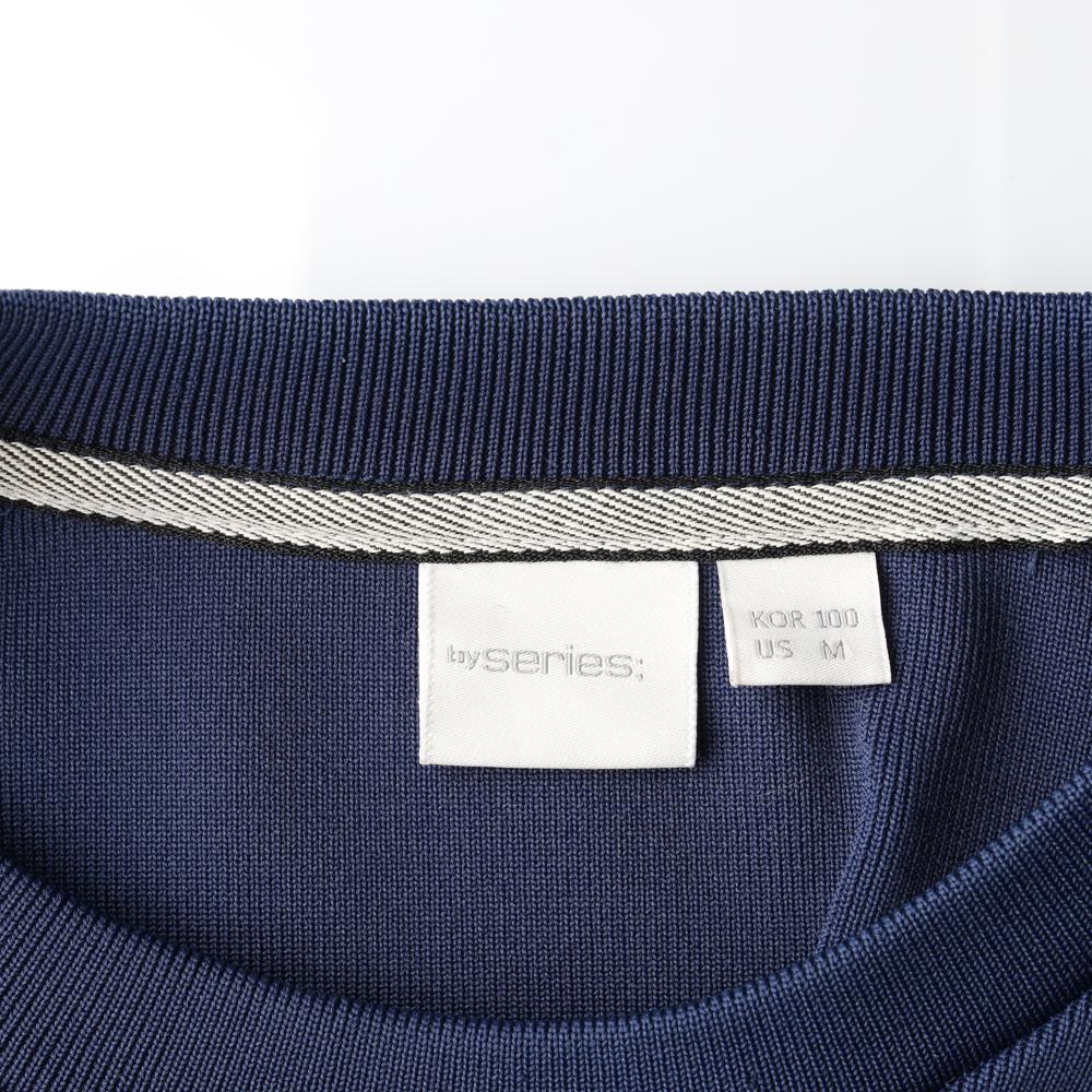 시리즈 네이비 심플 맨투맨 스웨트셔츠 이미지 5