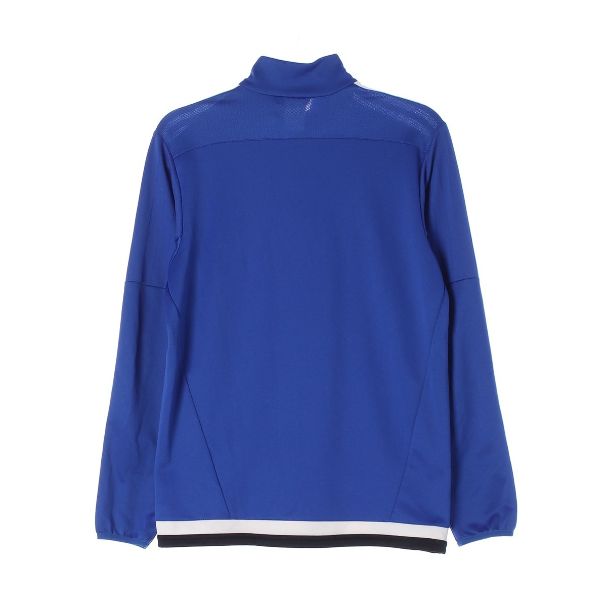 아디다스 블루 지퍼 모크넥 삼선 기능성 긴팔 티셔츠 이미지 4