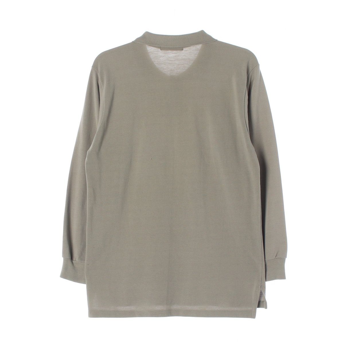 폴로 랄프 로렌 카키베이지 긴팔 카라 폴로 티셔츠 이미지 4