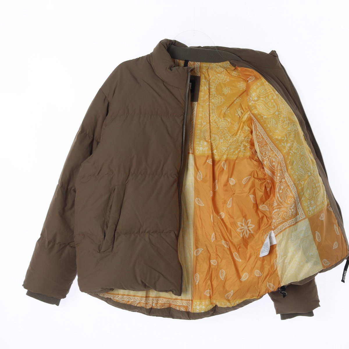 뉴에라 구스다운 브라운 숏패딩 다운재킷 이미지 4