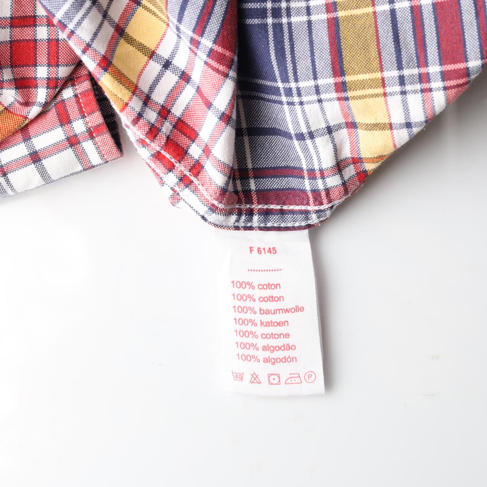 라코스테 라이브 체크 오픈카라 긴팔 셔츠 이미지 6