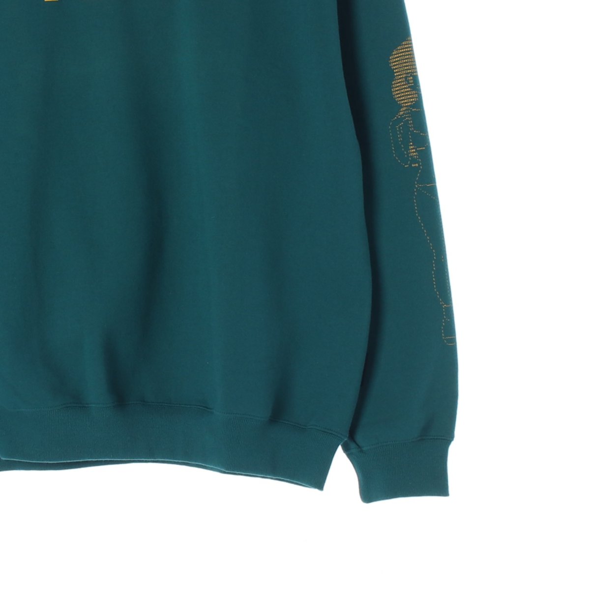 아조바이아조 청록 기모 맨투맨 스웨트셔츠 이미지 3