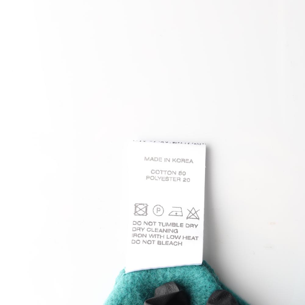 아조바이아조 청록 기모 맨투맨 스웨트셔츠 이미지 6