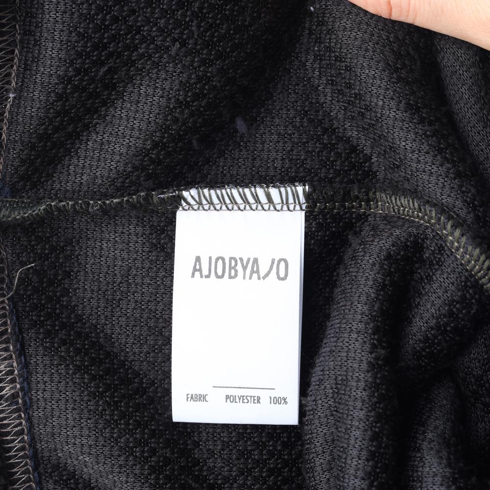 아조바이아조 배색 플리스 오버핏 후드 이미지 6