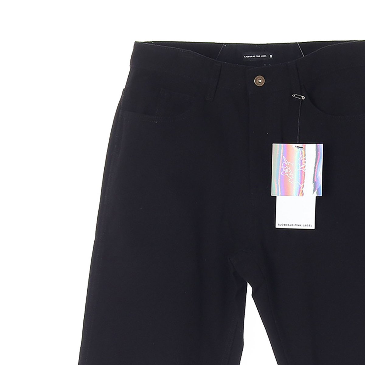 아조바이아조 와이드 블랙 데님 팬츠 이미지 2