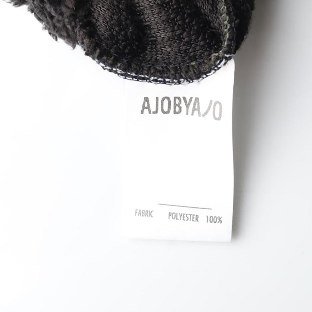 아조바이아조 후드 플리스 다크 배색 이미지 6