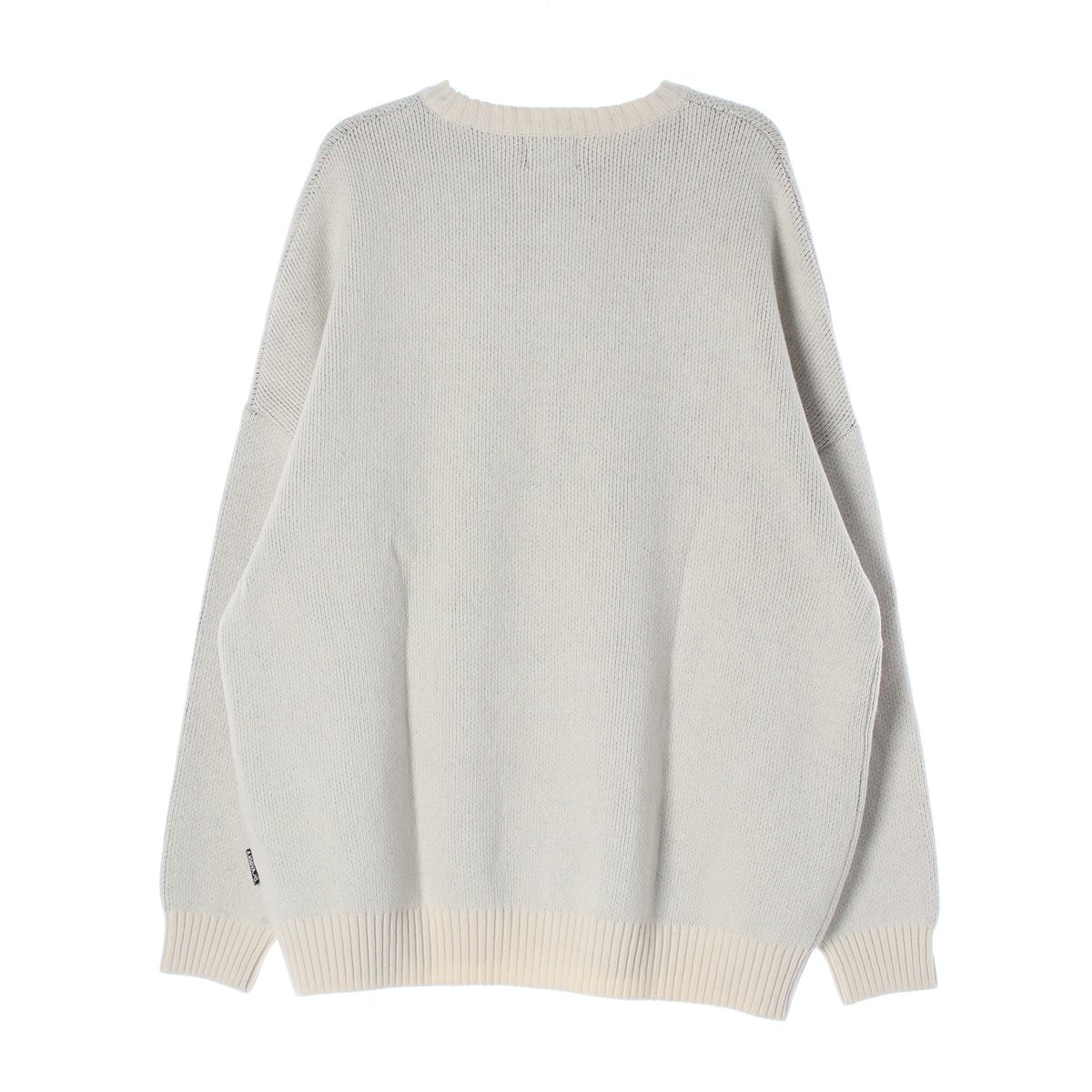 (새상품) 아조바이아조 슬로건 울 스웨터 화이트 이미지 4