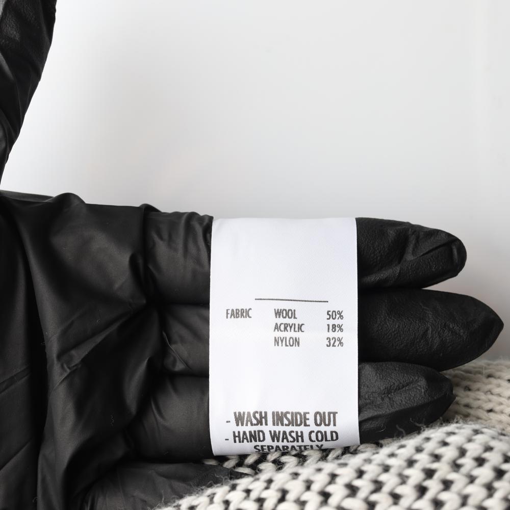 (새상품) 아조바이아조 슬로건 울 스웨터 화이트 이미지 6