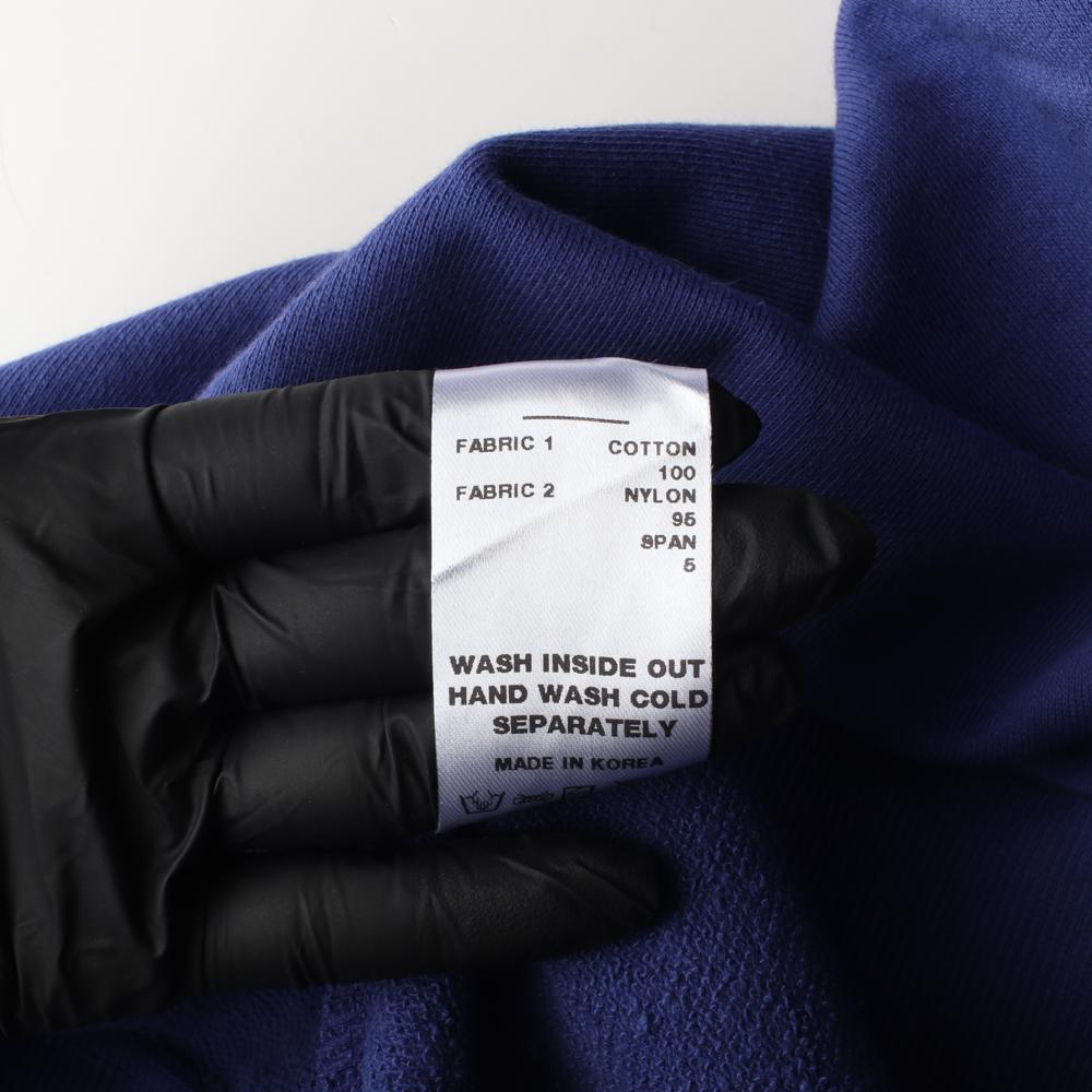 아조바이아조 블루 패치 후드 티셔츠 이미지 6