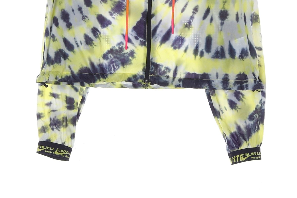 나이키X오프화이트 패턴 후드 집업 바람막이 재킷 이미지 3