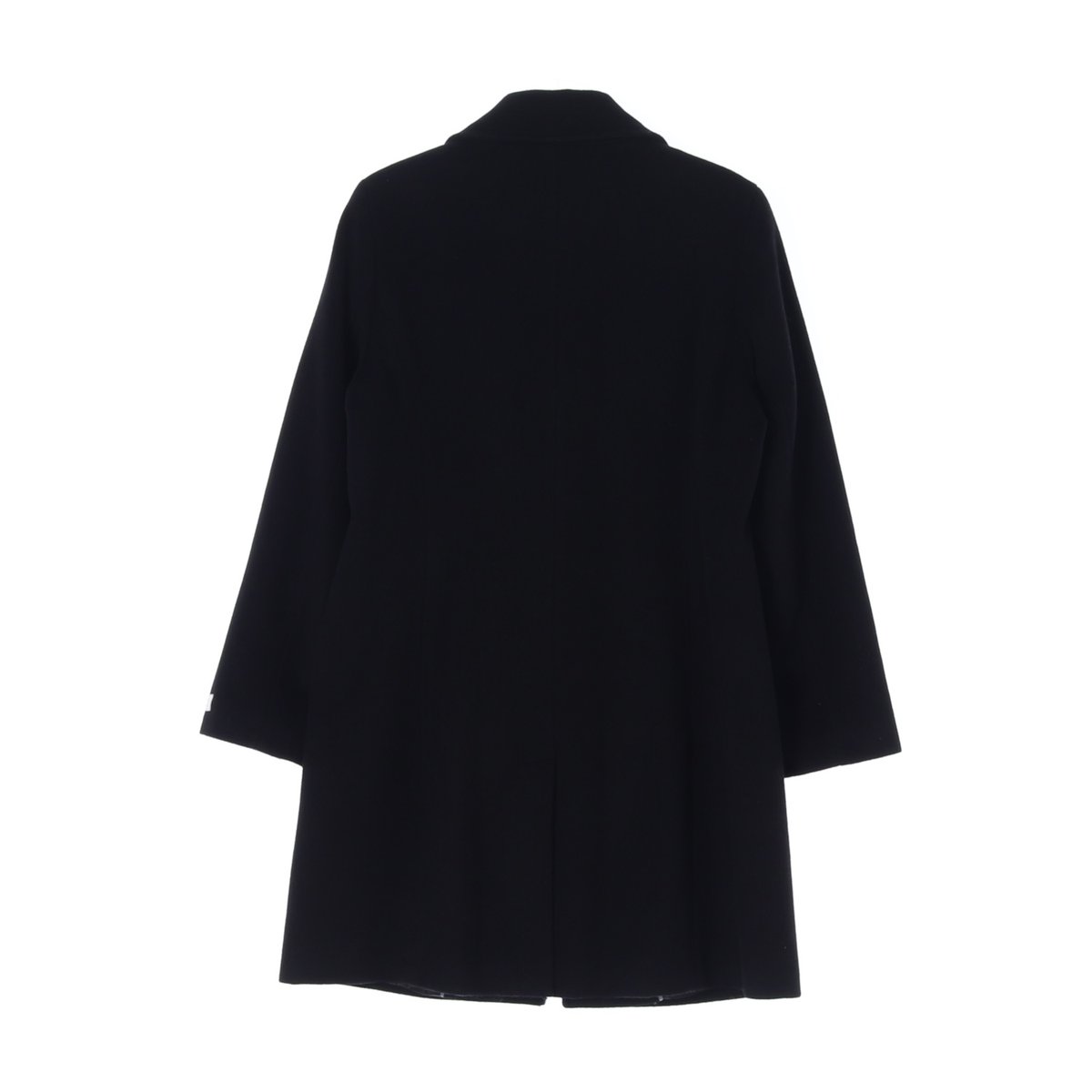 캘빈클라인 울캐시미어 블랙 로고 소매 싱글코트 이미지 5