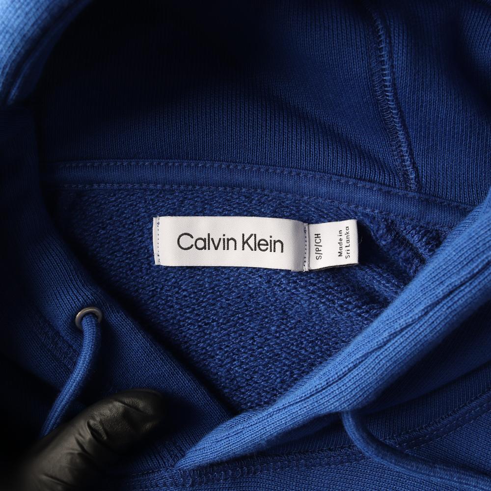 캘빈클라인 x 손흥민 캡슐 릴렉스 후드티 블루 후디 이미지 5