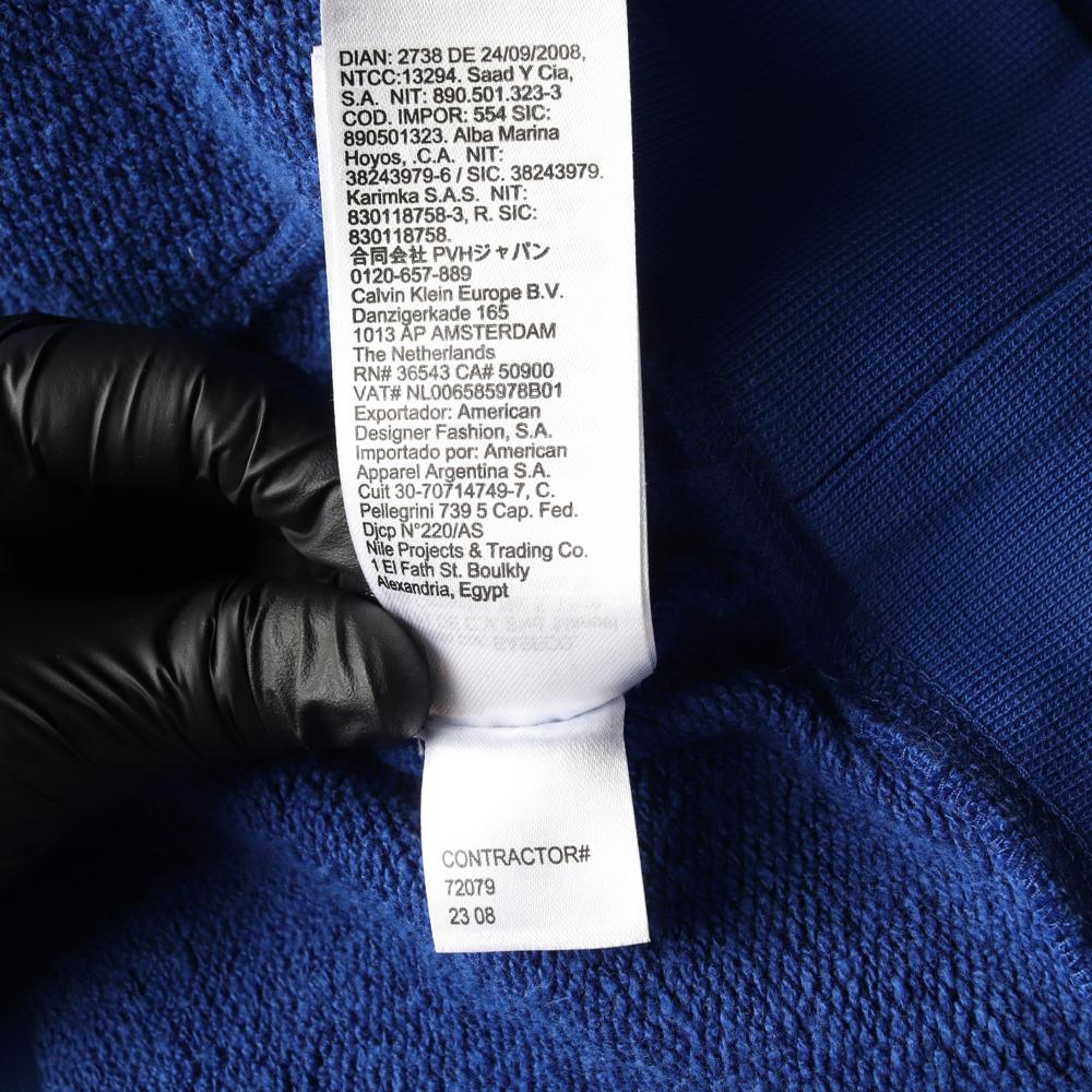 캘빈클라인 x 손흥민 캡슐 릴렉스 후드티 블루 후디 이미지 7