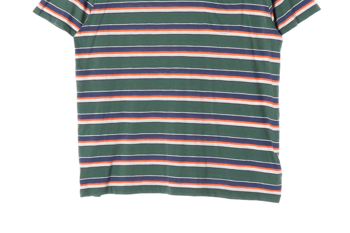 폴로 랄프 로렌 카키 스트라이프 포켓 반팔 티셔츠 이미지 3