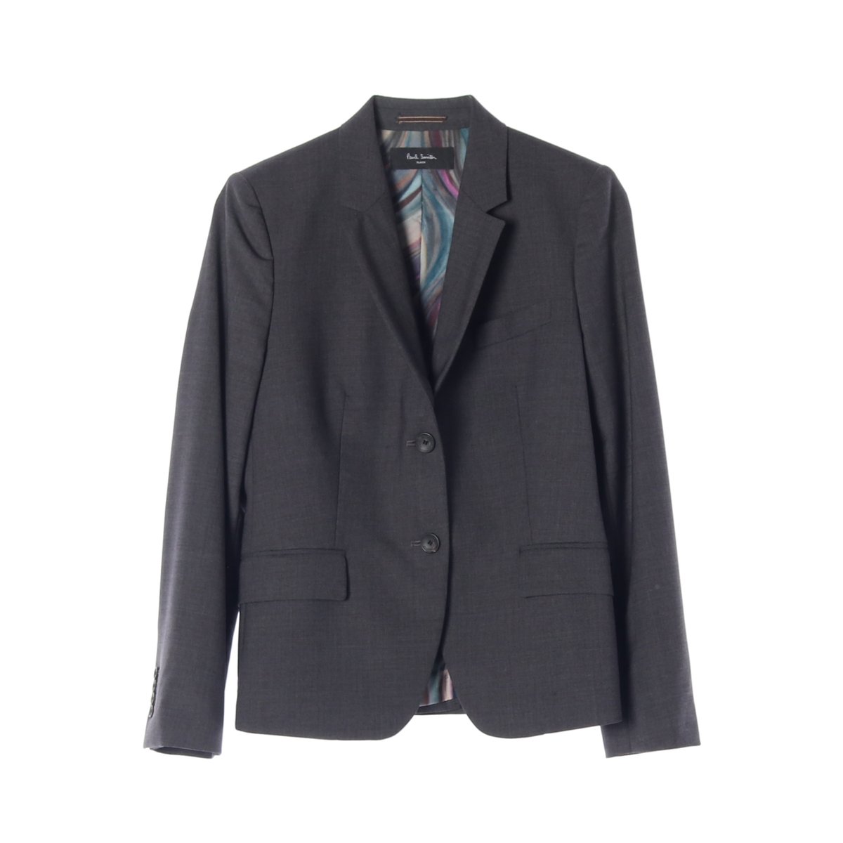 폴스미스 울98% 그레이 숏 블레이저 자켓 셋업 재킷
