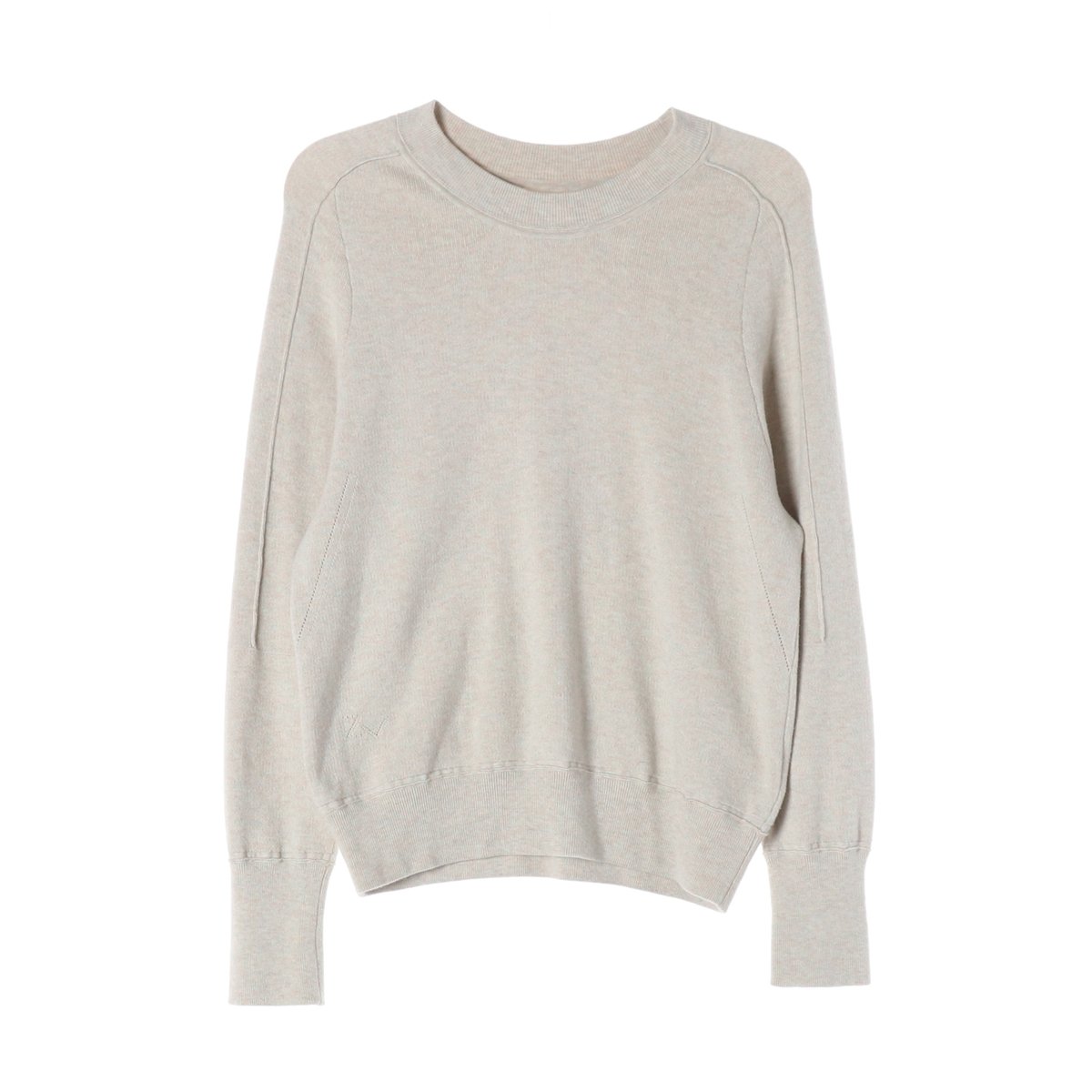 쟈딕앤볼테르 베이지 라운드 니트 스웨터